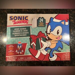 Sonic the Hedgehog Advent Calendar 24 Surprises Sealed New in Box